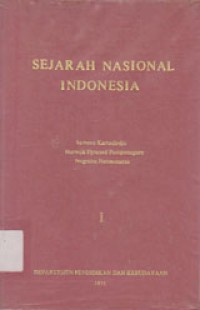 Image of Sejarah Nasional Indonesia I