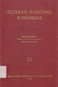 Image of Sejarah Nasional Indonesia III
