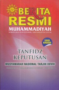 Image of Berita Resmi Muhammadiyah - Tanfidz Keputusan Muktamar Muhammadiyah Ke - XXVIII Makassar