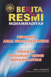 Image of Berita Resmi Muhammadiyah - Pedoman Amal Usaha Kesehatan Pedoman Perguruan Tinggi Muhammadiyah