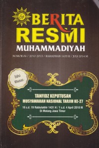 Image of Berita Resmi Muhammadiyah - Tanfidz Keputusan Musyawarah Nasional Tarjih Ke - 27 Malang
