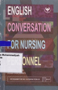 Image of English Conversation for Nursing Personnel