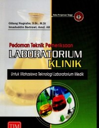Image of Pedoman Teknik Pemeriksaan Laboratorium Klinik
