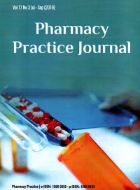 Image of Pharmacy Practice Vol. 17 No. 3 July - September 2019