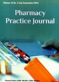 Image of Pharmacy Practice Vol 19 No 3 July - September 2021