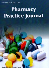 Image of Pharmacy Practice Vol 20 No 1 January - March 2022