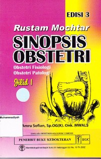 Image of Sinopsis Obstetri Jilid 1