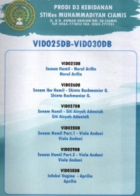 Image of Video Pembelajaran Prodi D-III Kebidanan STIKes Muhammadiyah Ciamis 025-030
