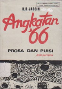 Image of Angkatan 66 Prosa Dan Puisi Jilid 1