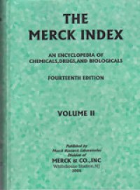 Image of The Merck Index An Encyclopedia Of Chemicals, Drugs, And Biologicals Volume II